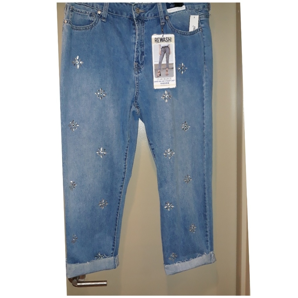 ReWash Brand Distress Jeans